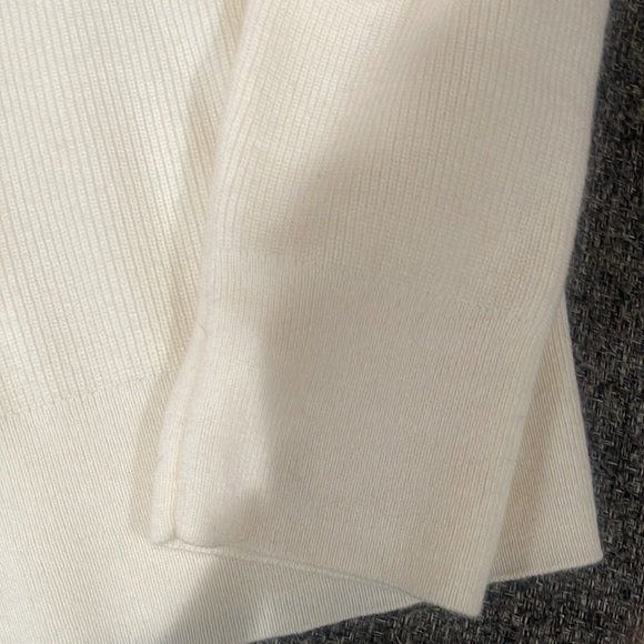 Ruffleneck merino wool-blend sweater - Picture 4 of 5